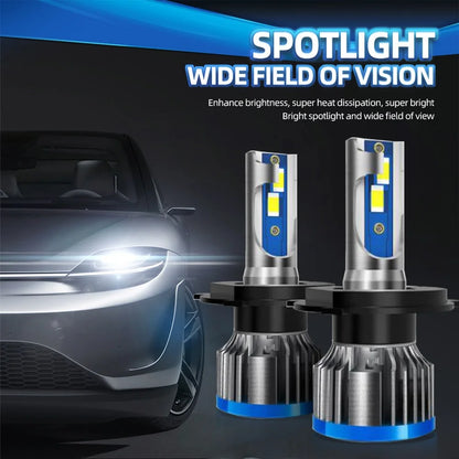 High-Performance LED Car Headlight Bulbs 150W 25000LM 6000K Turbo Dual Beam