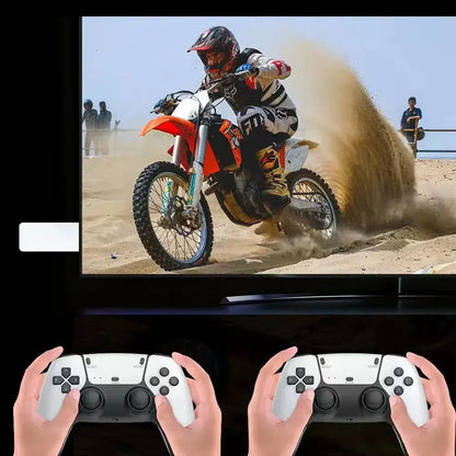 M15 Game Stick Mini Handheld TV Console With 64GB 20000 Retro Games Wireless Gamepads HD Output Two Player PS1 Support