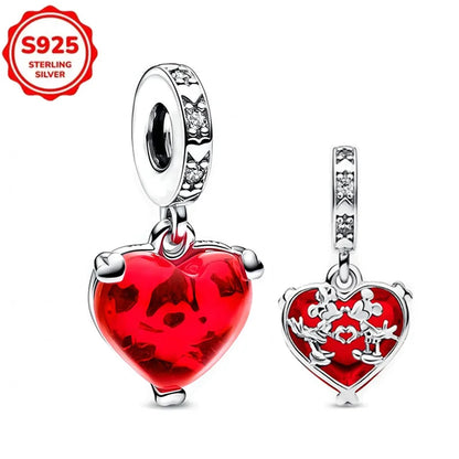 Disney 925 Sterling Silver Pixar Character Bead Charm