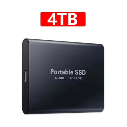 AEVYVKV 2TB Portable External SSD High Speed USB 3.1 Type-C Hard Drive Compatible with PC Mac Xbox One Phone