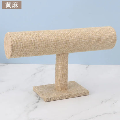 Stunning Suede Bangle Display Frame Top Rated Jewelry Organizer Yellow