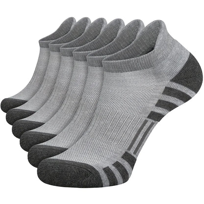 6 or 12 Pairs Men's Outdoor Gym Socks Soft Comfortable Ground-Grip Football Crew Socks Large Size