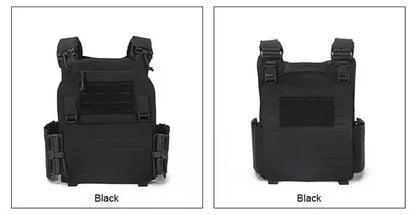 New Combat Vest 6094 Quick Detachable Tactical Black Gear KN-black