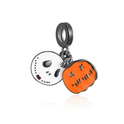 SilverSparkle Animal Skull Pendant for DIY Jewelry Bracelets B3449