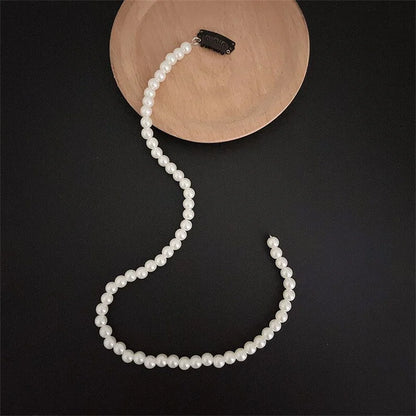 Elegant Pearl Braided Hairpin Headband for Women Weddings and Parties