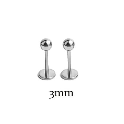Stainless Steel Tragus Helix Ball Studs Set for Men and Women Body Piercing Jewelry