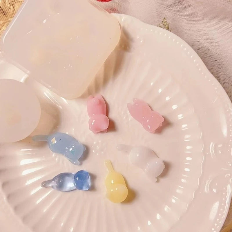 Delicate Cat and Goldfish Silicone Mold for DIY Wax and Soap Casting