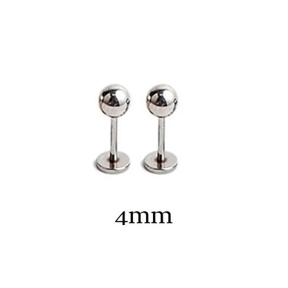 Stainless Steel Tragus Helix Ball Studs Set for Men and Women Body Piercing Jewelry