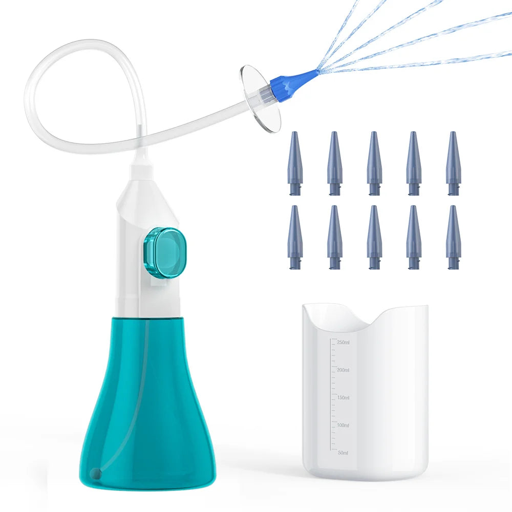 Ear Wax Removal Manual Ear Irrigation Flushing System Ear Wax Clean Tool Safe and Effective Ear Water Cleaner Kit W10-B