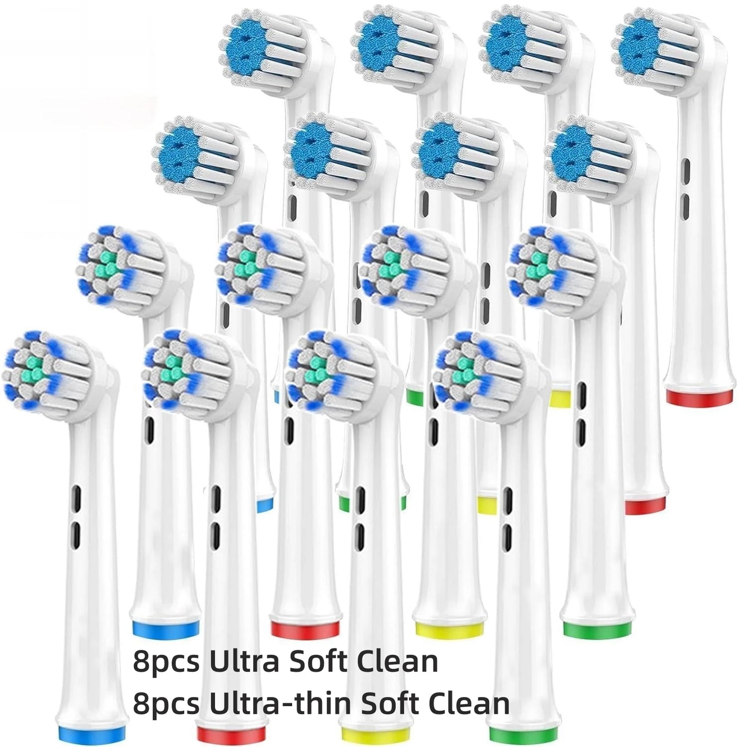 16/20PCS Brush Head Nozzles for Oral B Electric Toothbrush 16 Assorted N