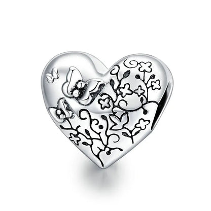 Bamoer Genuine 925 Sterling Silver Halloween Owl Charm with CZ for DIY Bracelet Jewelry
