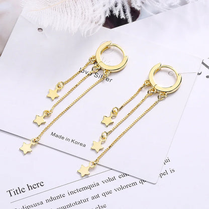 Elegant 925 Sterling Silver Zircon Stud Earrings for Women's Wedding and Engagement
