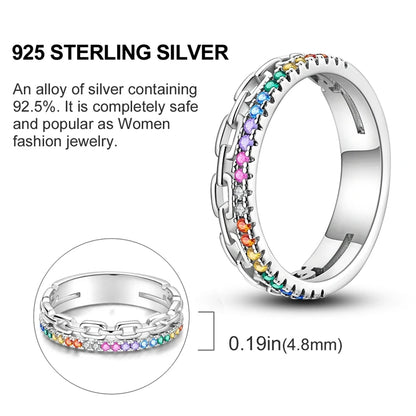 925 Sterling Silver Heart Shaped Zircon Starmoon Ring for Women - Fine Engagement and Wedding Jewelry Gifts SER304