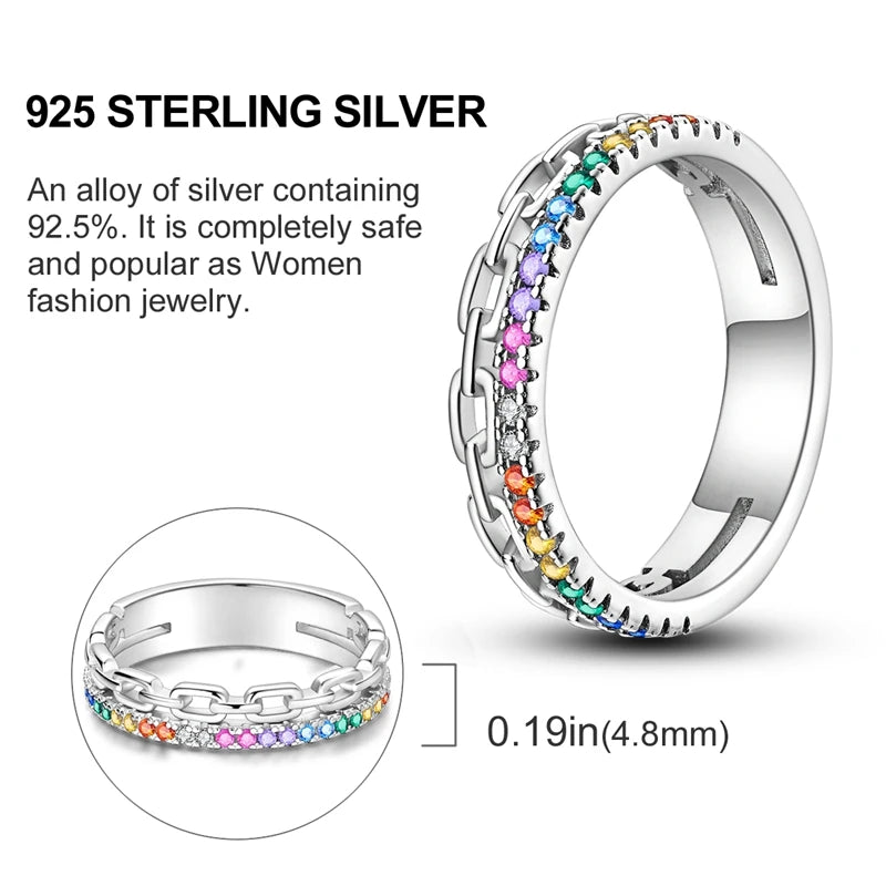 Elegant 925 Sterling Silver Heart Shaped Starmoon Ring for Women Fine Engagement and Wedding Jewelry Gift SER101