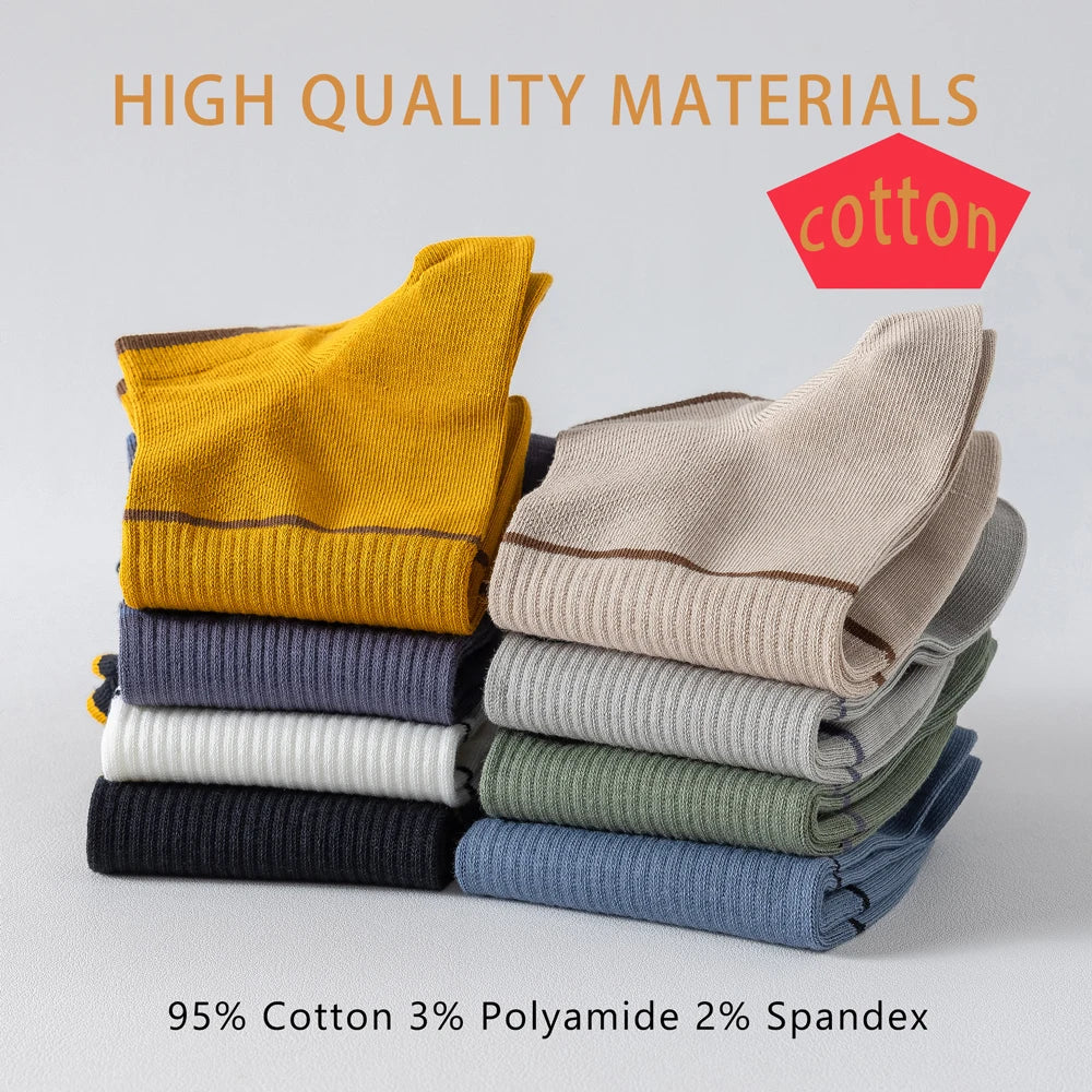 5 Pairs Mens Antibacterial Colorblock Ankle Socks Breathable