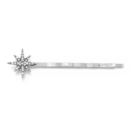 Geometric Stars & Moon Rhinestone Hair Clip Set - Top-Rated Bridal Hair Accessories 11