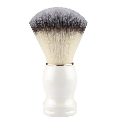Premium Wooden Handle Bristle Shaving Brush for Men - Ideal for Beard Grooming and Facial Cleaning