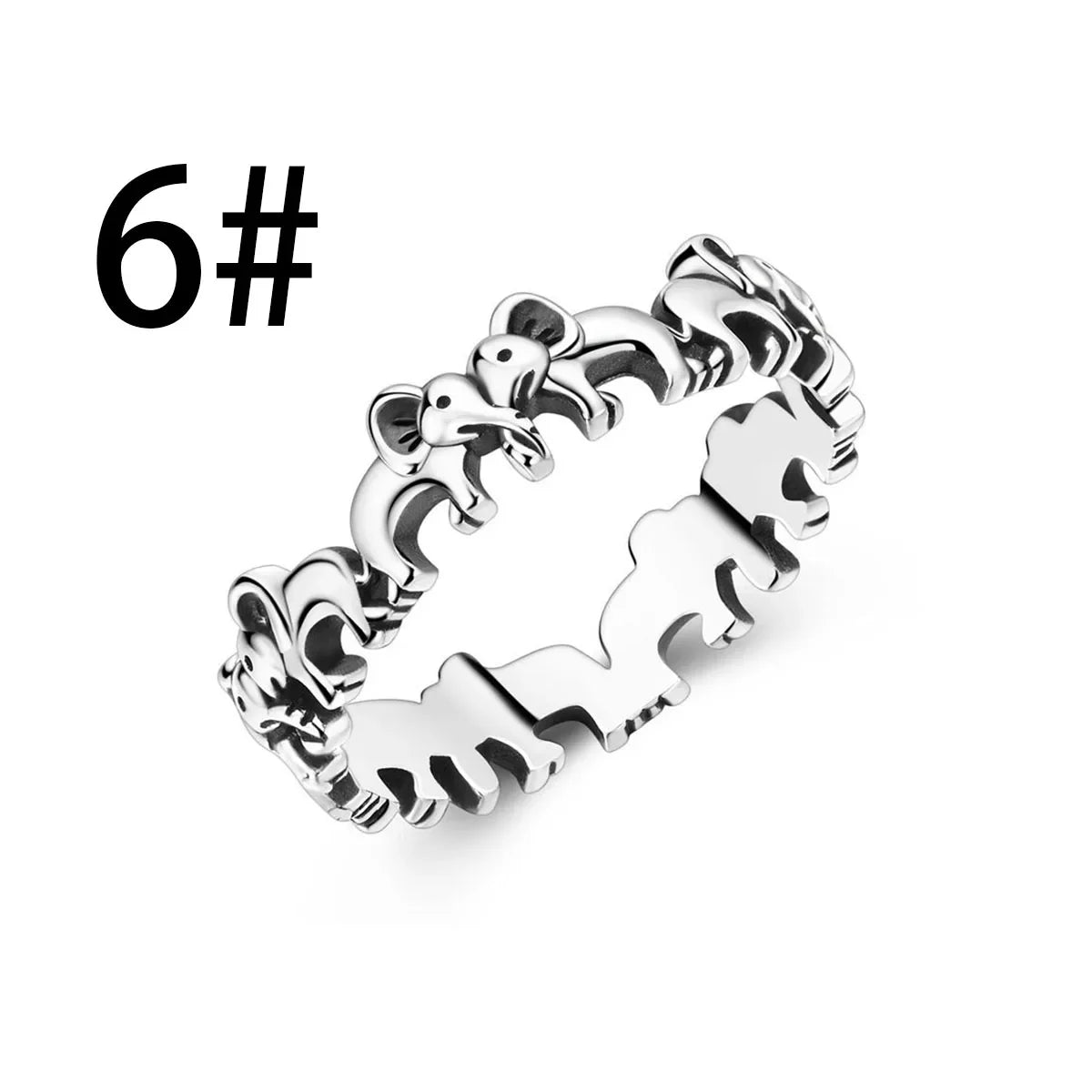 925 Sterling Silver Colorful Elephant Animal Charms for DIY Jewelry Necklace Bracelet Gifts