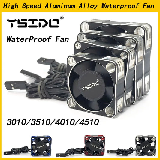 YSIDO WaterProof High Speed Cooling Fan for RC Cars