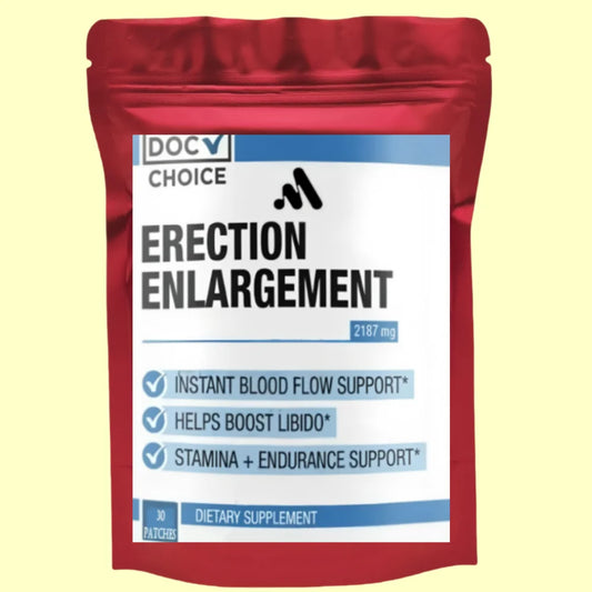 Male Performance Transdermal Patches 30 Count Natural Testosterone Booster With L-Arginine Ginkgo Biloba Tribulus