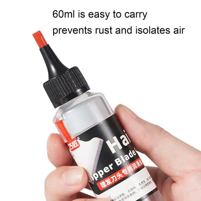 Premium Odorless Barber Hair Trimmer Oil 60ml - Reduces Friction for Clippers and Shavers