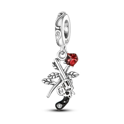 Disney Captain America 925 Sterling Silver Charm Bead