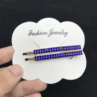 Vintage Moon Star Rhinestone Hairpin for Women Bridal Wedding Accessories