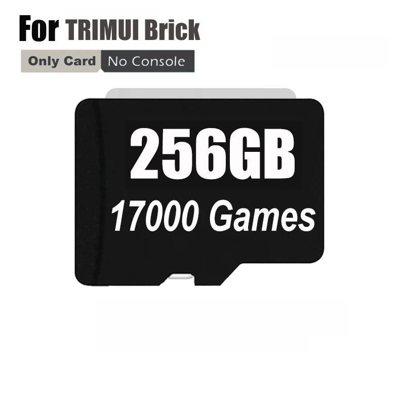 Preloaded SD Card For TRIMUI BRICK Handheld Game Console 3.2 Inch IPS Linux TF Card With 12000 Retro Games