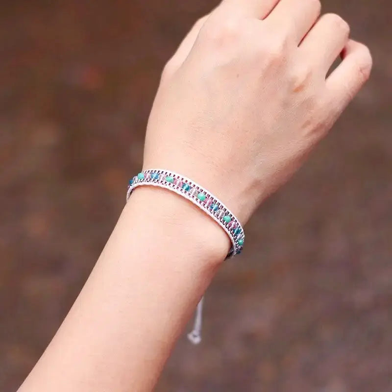 Bohemian Cord Chain Bracelet for Women - Beach Style Handmade Jewelry