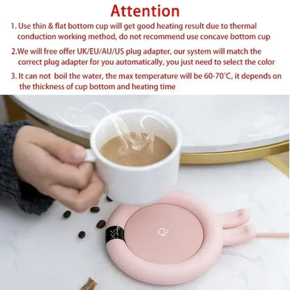 Smart Coffee Mug Warmer for Tea Milk Home Office Use