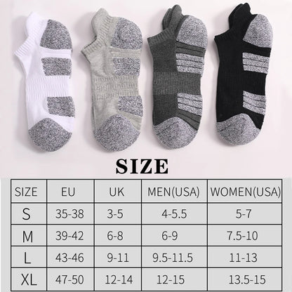 Thick Towel Bottom Non Slip Cotton Sports Socks Unisex