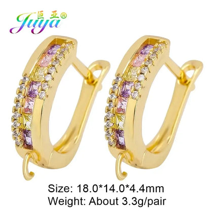 Juya 18K Gold Plated Earwire Hooks for DIY Fashion Jewelry Gold 16