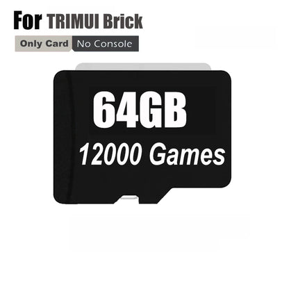 Preloaded SD Card For TRIMUI BRICK Handheld Game Console 3.2 Inch IPS Linux TF Card With 12000 Retro Games