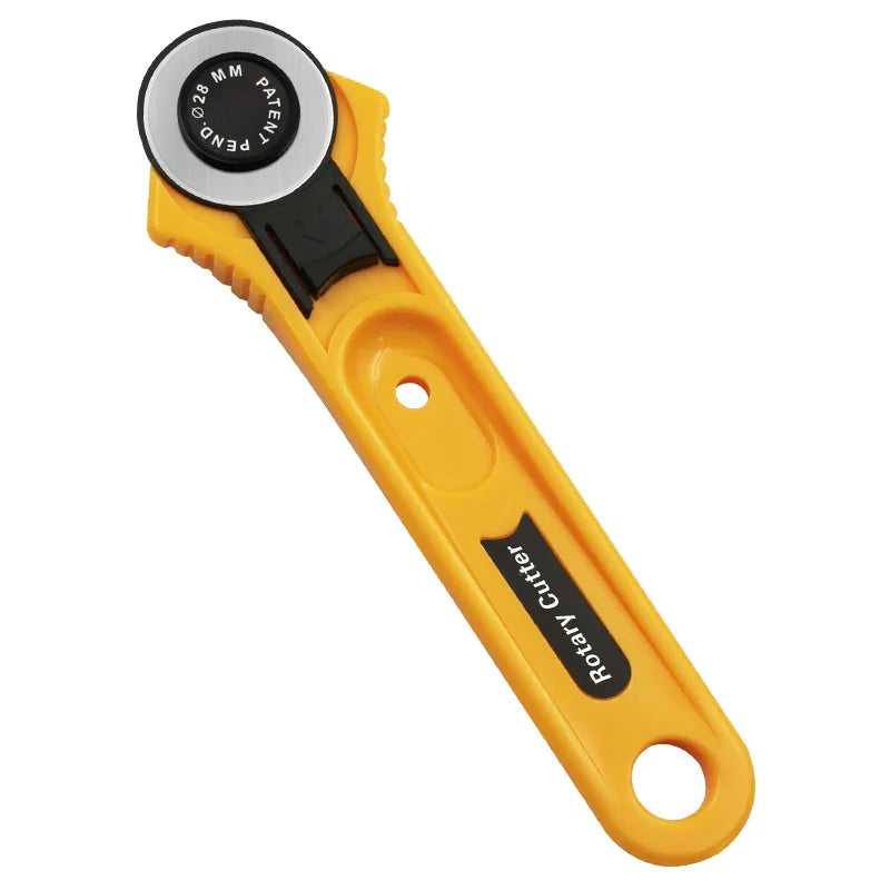 Rotary Cutter Pro - 28mm/45mm Patchwork Roller Knife for Effortless Fabric Cutting 28mm no scale