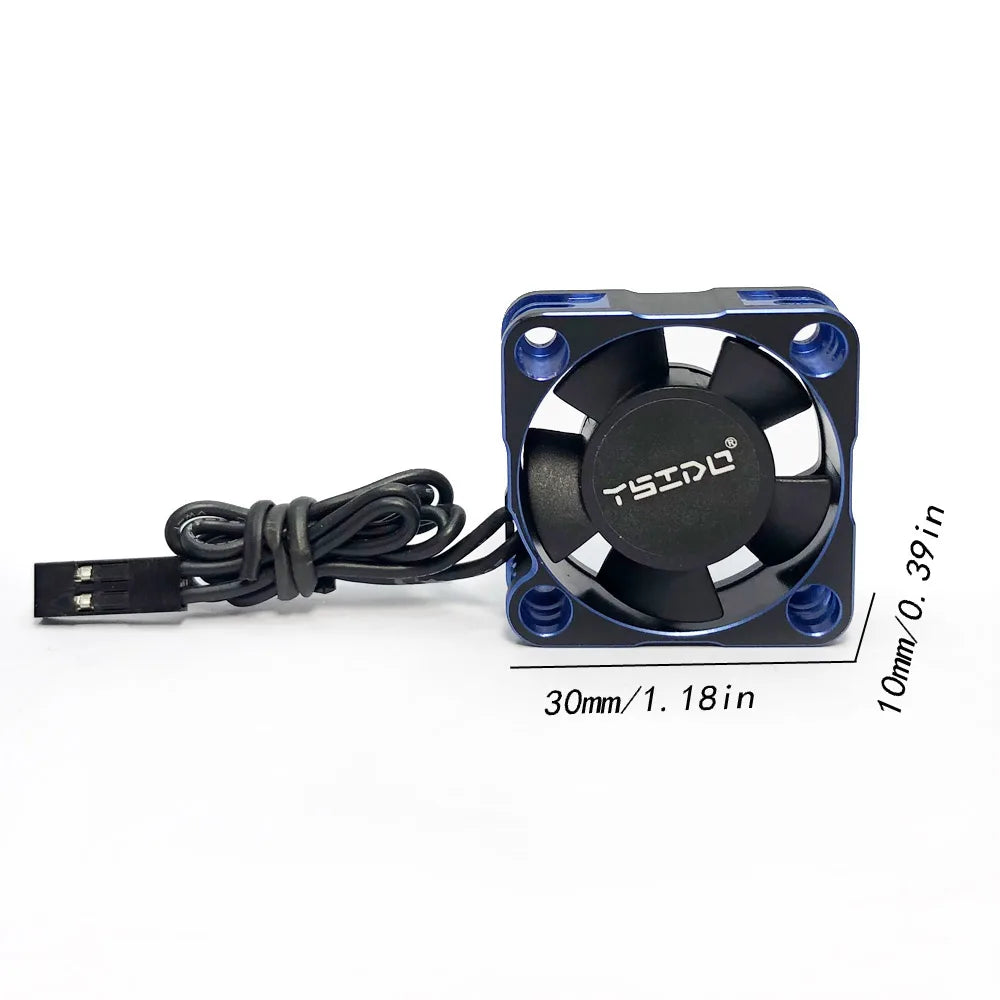 YSIDO WaterProof High Speed Cooling Fan for RC Cars WP-3010BL