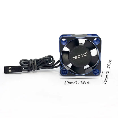 YSIDO WaterProof High Speed Cooling Fan for RC Cars WP-3010BL