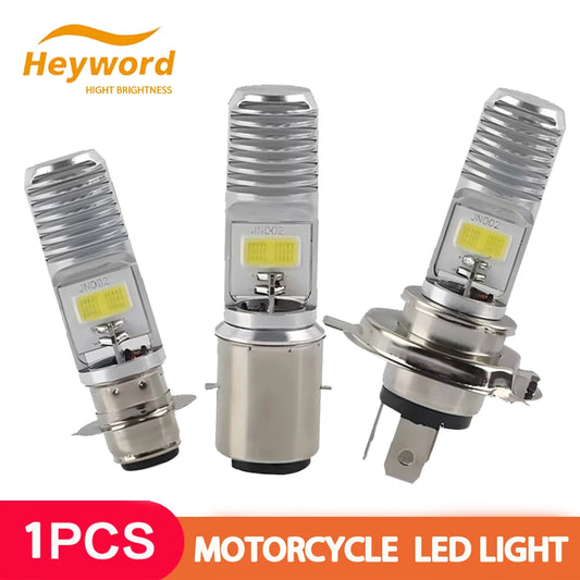 36W 1600LM 6000K H4 P15D BA20D Motorcycle LED Headlight