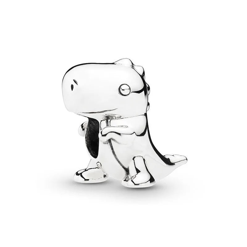 European 925 Sterling Silver Family Charm Bead with Zircon for DIY Bracelet and Necklace Jewelry