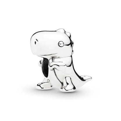 European 925 Sterling Silver Family Charm Bead with Zircon for DIY Bracelet and Necklace Jewelry