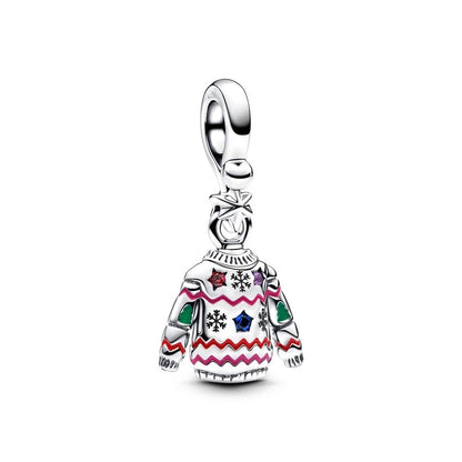 Miniso Snowflake Charm Beads 925 Sterling DIY Bracelet