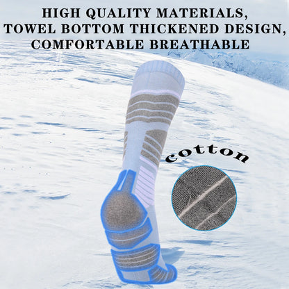 Women Cotton Thermal Winter Ski Socks Thick Warm Outdoor