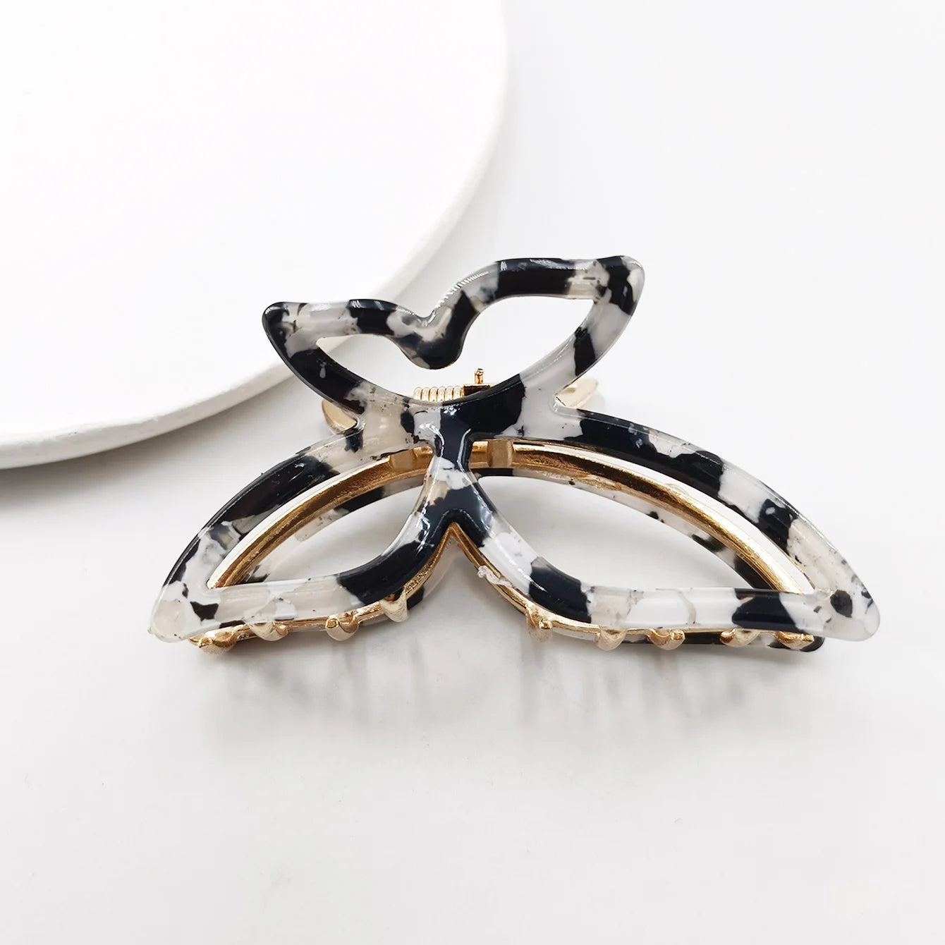 Vintage Green Butterfly Hair Clips Women Retro Metal Hairpin Claw Fashion Hairgrips