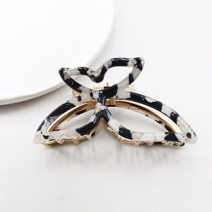 Vintage Green Butterfly Hair Clips Women Retro Metal Hairpin Claw Fashion Hairgrips