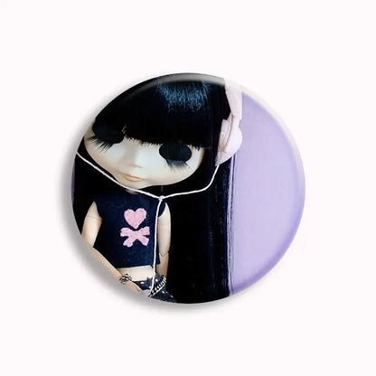 Music Blythe Doll Gothic Style Button Pin Brooch Badge 4