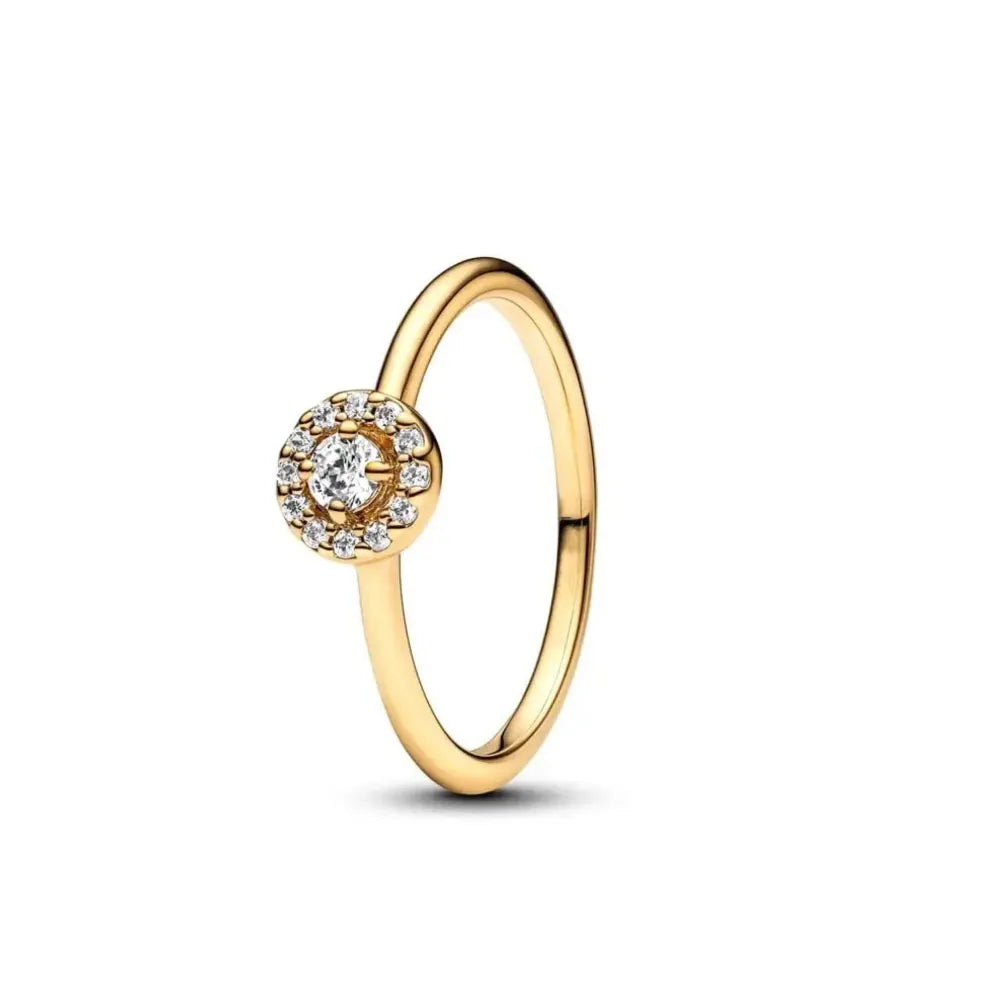 925 Silver Heart Charm Rings for Bracelets with Zircon Stones - Classic 2024 Design P2390
