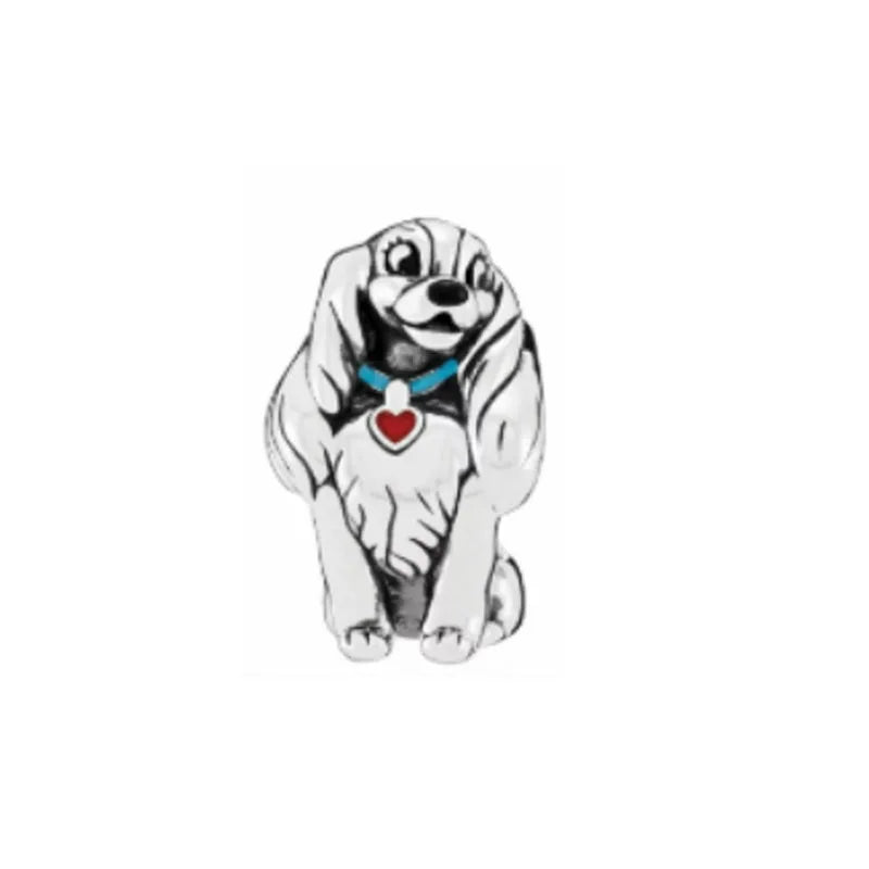 Exquisite 925 Silver Animal Bead Collection Featuring Fish Dog Duck and Pig Pendants for European DIY Bracelets