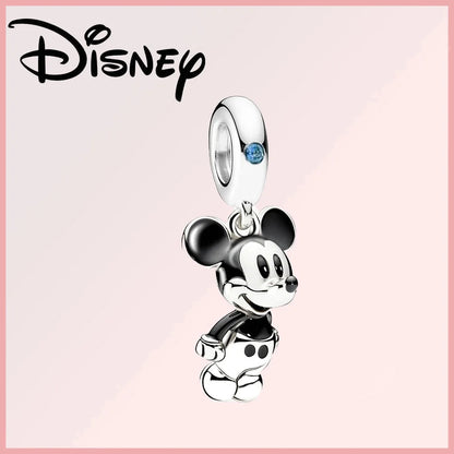 Disney 925 Sterling Silver Stitch Minnie Winnie Dangle