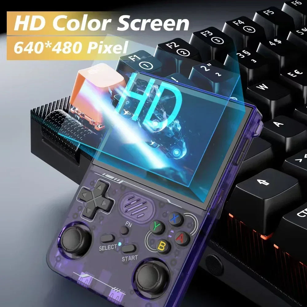BOYHOM R36XX Handheld Console Over 15,000 Games Built In WiFi Open Source Retro Gaming 3.5 Inch 2025 New Version With Free Strap