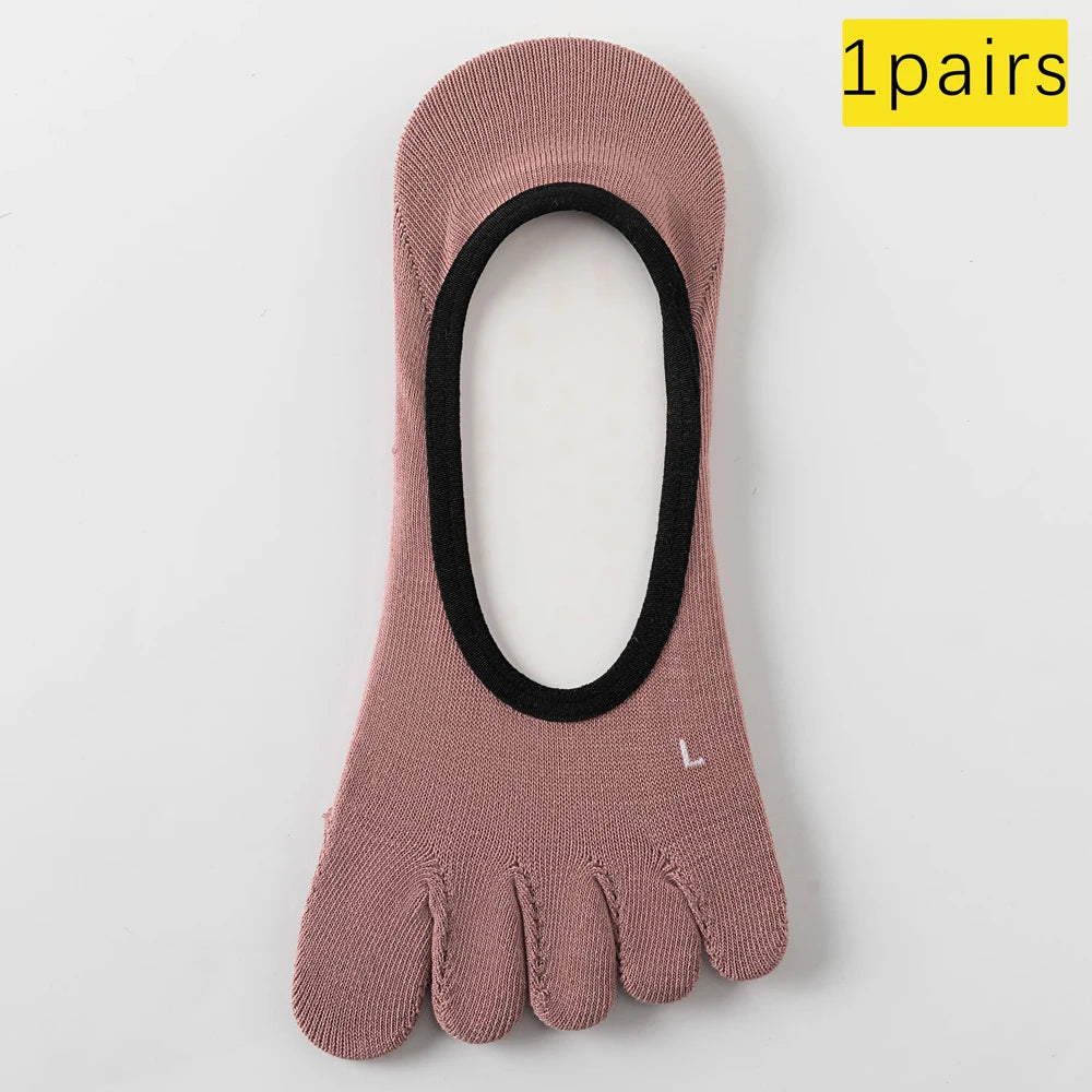 Women Split Toe Yoga Socks Quick Dry Anti Odor No Show