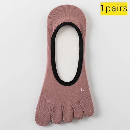 Women Split Toe Yoga Socks Quick Dry Anti Odor No Show